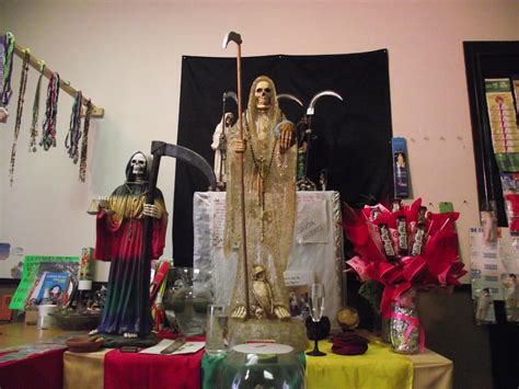 Many followers also practice other religions 7. How to Build and Use a Permanent Santa Muerte Altar ...