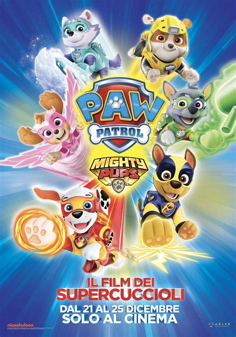 In mighty pups, the paw patrol gains powerful pup powers after a mysterious meteor has landed in adventure bay. Locandina di Paw Patrol Mighty Pups - Il Film dei ...