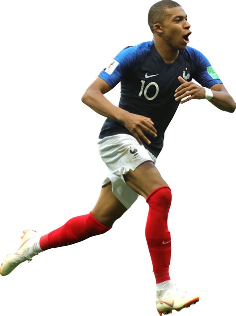 Kylian Mbappé France Football Render Footyrenders