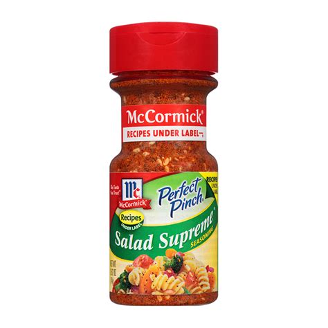 But i would not suspect gluten. McCormick® Perfect Pinch® Salad Supreme Seasoning Reviews 2020