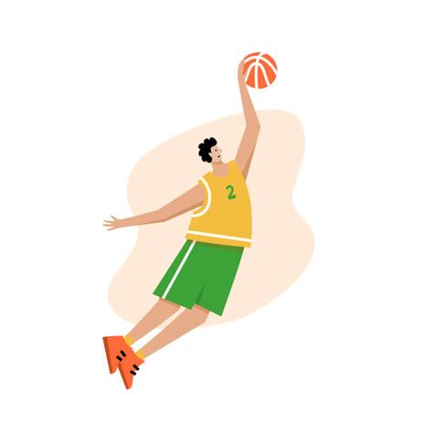 Child Basketball Dunk Illustrations Royalty Free Vector Graphics