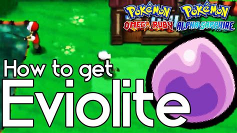 How To Get Eviolite Pokemon Omega Ruby And Alpha Sapphire Pokemon