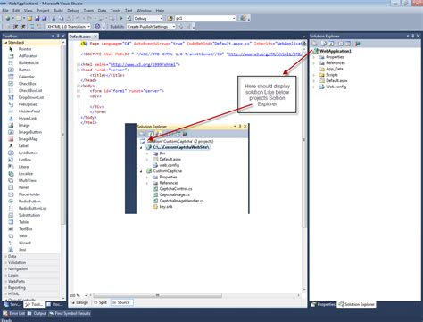 How To Make Solution Visible In Solution Explorer Window Of Visual