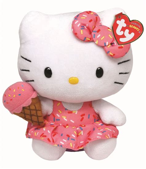 Hello Kitty 6 Ty Beanies Plush Collection Choose Your Favourite Soft Toy Ebay