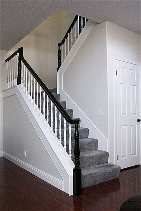 Classy and chic, a shiny black banister will revive your. Before and After: A Stair Banister Renovation | Stair ...