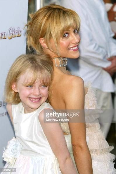 Actress Dakota Fanning And Actress Brittany Murphy Attend The News