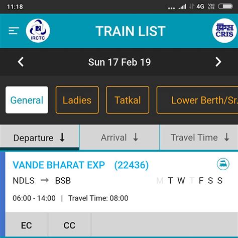 online tickets available of vande bharat express at irctc website irctc से बुक करें वंदे भारत