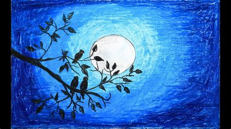 Easy Landscape Drawings With Oil Pastels - Creative Art