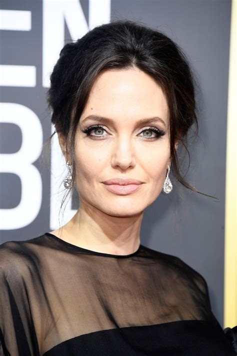 Angelina Jolie At 75th Annual Golden Globe Awards In Beverly Hills 01