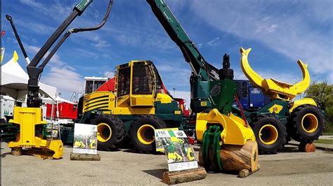 New Forestry Equipment Setting Up For 2017 Ila Trade Show Log Loaders