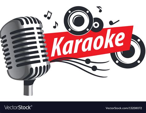 Logo Karaoke Royalty Free Vector Image Vectorstock
