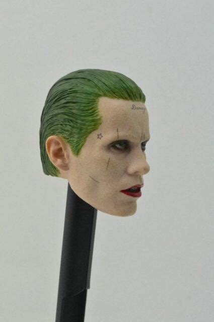 Custom Jared Leto Joker 16 Head Sculpt For Hot Toys Arkham Asylum Suicide Squad Ebay