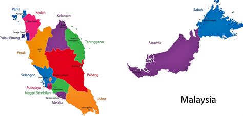 Malaysia Map Map State Of Johor Malaysia Wonderful Malaysia Map