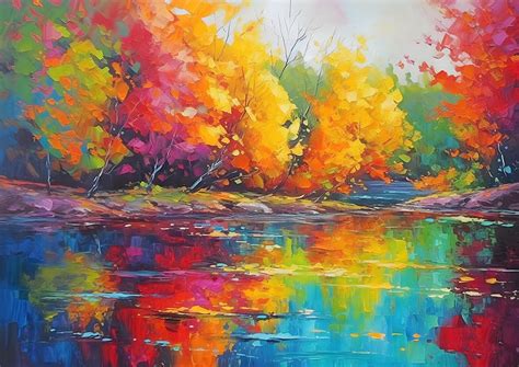 Autumn Allure Lake Willoughby Painting By Chris Rutledge Fine Art America