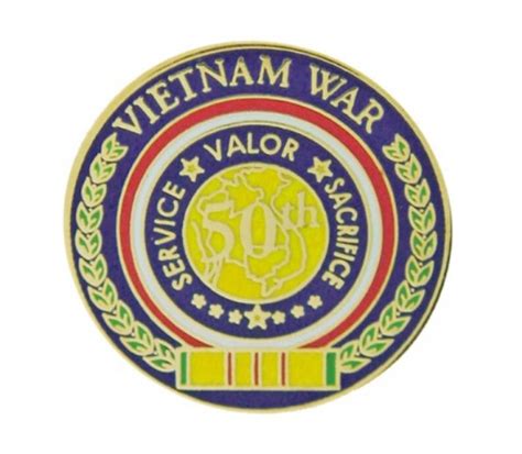 50th Anniversary Vietnam War Lapel Pin 78 13097 78 Etsy