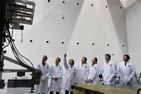 Members Of A Space Control Research Team From The China Academy Of