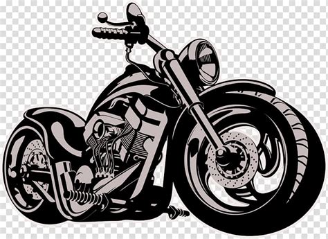 Motorcycle Clip Art Black And White