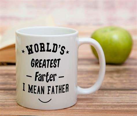 World S Greatest Farter I Mean Father Mug Funny Coffee Etsy