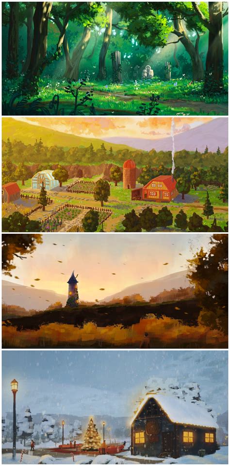 Stardew Valley Through The Seasons By Me Rgaming
