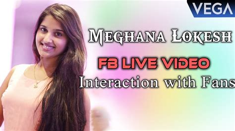 Actress Meghana Lokesh Interaction With Fans Vega Entertainment Youtube