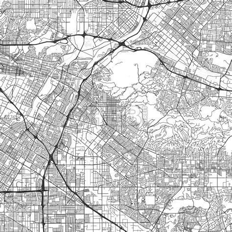 Whittier California Area Map Light HEBSTREITS Sketches Area Map Whittier Whittier