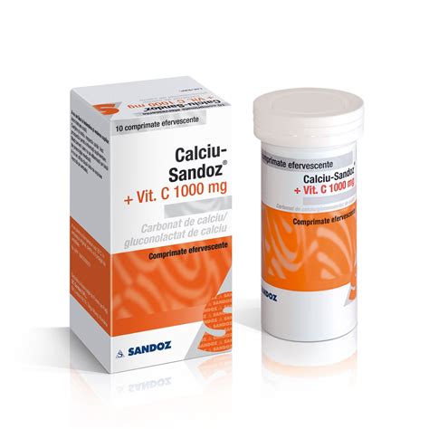 Calciu Vitamina C Mg Comprimate Sandoz Farmacia Tei Online