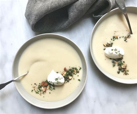 Roasted Cauliflower Soup With Creme Fraiche By Tojo Quick Easy