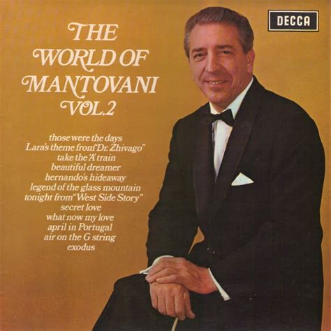 Mantovani And His Orchestra The World Of Mantovani Vol2 Lp Vinyl 1969