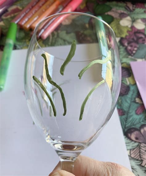 Glass Painting With Chalkola Acrylic Paint Pens Laura S Lovely Blog ♥
