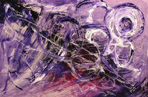 Purple Dream Painting By Ofelia Uz Fine Art America