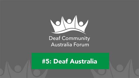 Deaf Community Australia Forum 5 Youtube