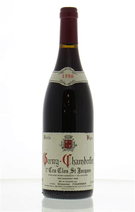 Gevrey Chambertin Clos St Jacques 1996 Domaine Fourrier Best Of Wines