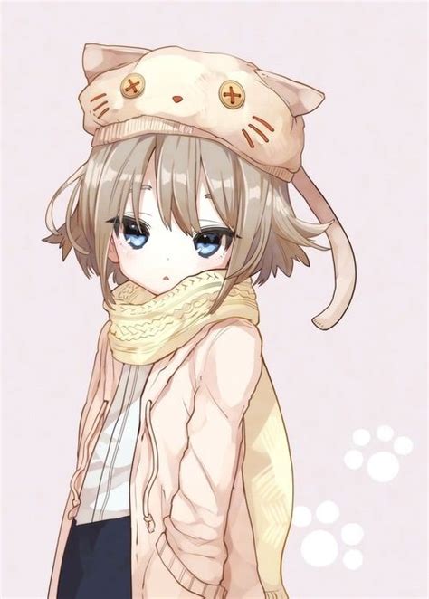 Image Via We Heart It Animegirl Art Cat Kawaii Loli арт Cute