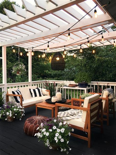 54 Awesome Backyard Patio Deck Design And Decor Ideas