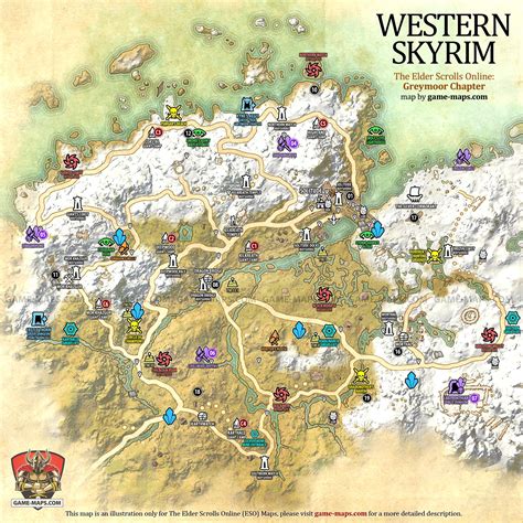 Eso Western Skyrim Treasure Map Locations Fgo Summer Event