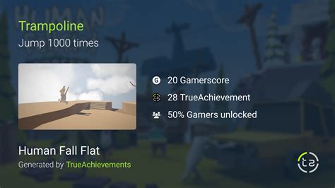 Trampoline Achievement In Human Fall Flat