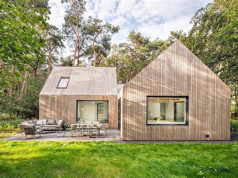 Villa Tonden Modern Dutch Cabin In The Woods Brings Modernity To