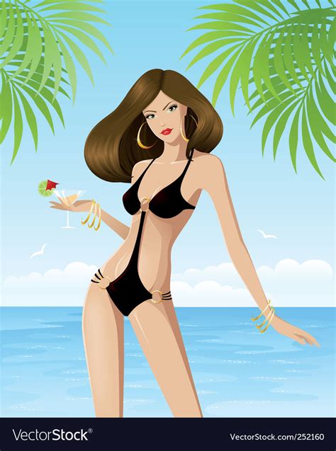 Bikini Drawing Vector Hd Images Bikini Cartoon Drawing Illustration The Best Porn Website