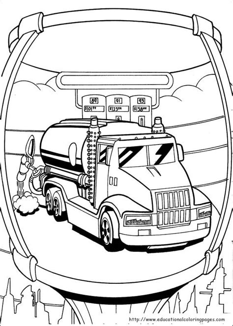 Hot Wheels Coloring Pages Free For Kids