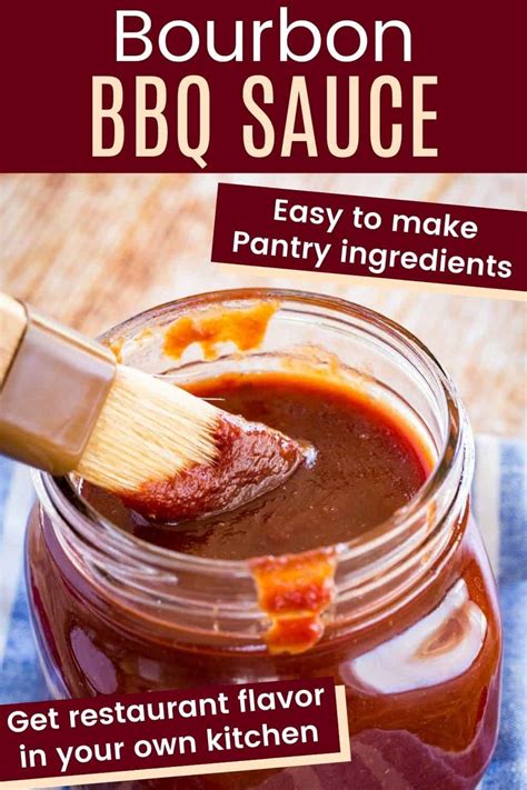 Easy Homemade Bourbon Bbq Sauce Recipe Cupcakes And Kale Chips