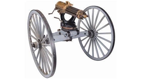 Us Army Colt Model 1874 Gatling Gun With Field Carriage Barnebys