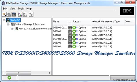 Ibm Ds3000ds4000ds5000 Storage Manager Simulator
