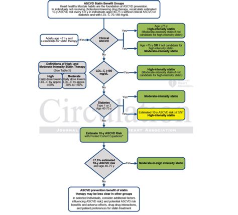 Changes To Statin Therapy Guidelines For Risk Reduction Of