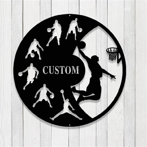 Basketball Wall Art Metal Sign Gift For Any Basketball Lover In Your