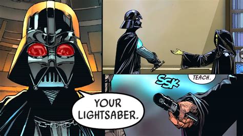 When Darth Vader Loaned His Lightsaber To Palpatinecanon Star Wars