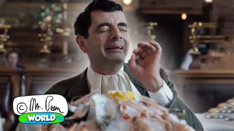 The Seafood Starter Mr Beans Holiday Funny Clips Mr Bean World