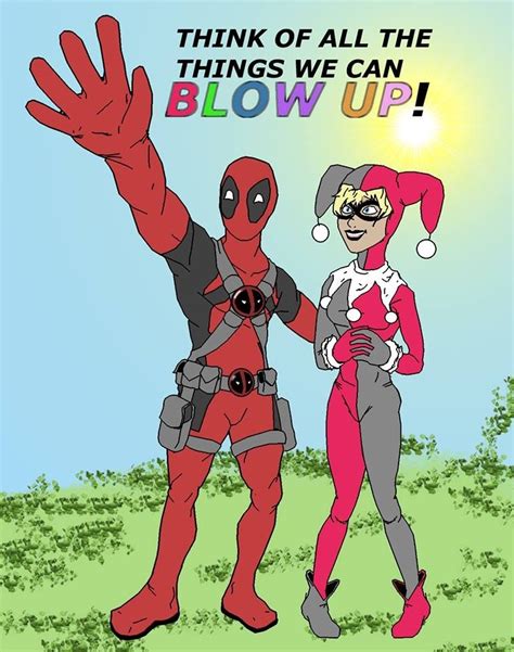 1000 Images About Harley Quinn And Deadpool On Pinterest