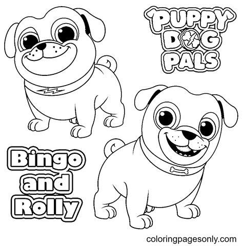 Free Printable Coloring Pages Of Rolly In Puppy Dog Pound