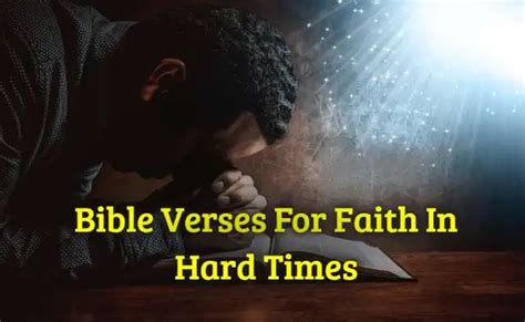 Best 14bible Verses For Faith In Hard Times Kjv Scripture