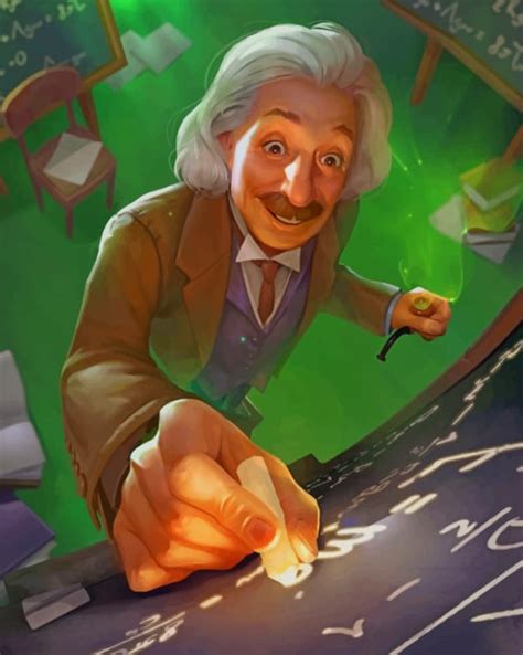 The Brilliant Albert Einstein Paint By Numbers Num Paint Kit